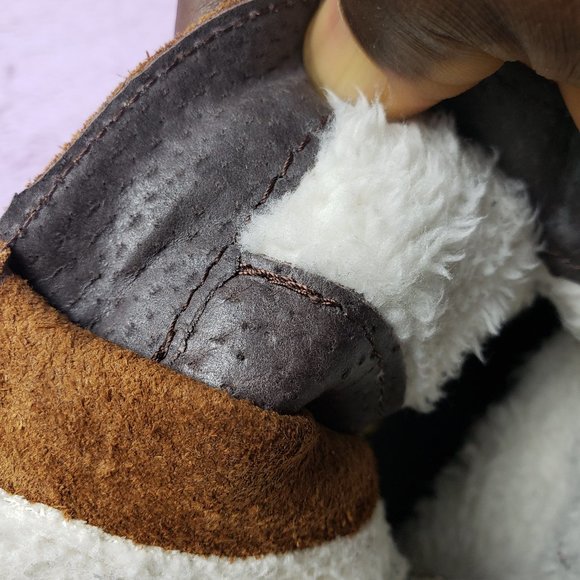 All Seasons Boot, Made in Romania LEATHER + SHERPA FUR LINED Winter Hiker Boot 7 - Picture 4 of 4